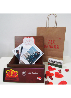 Sevgiliye Özel Aşk Bankası Kutusu